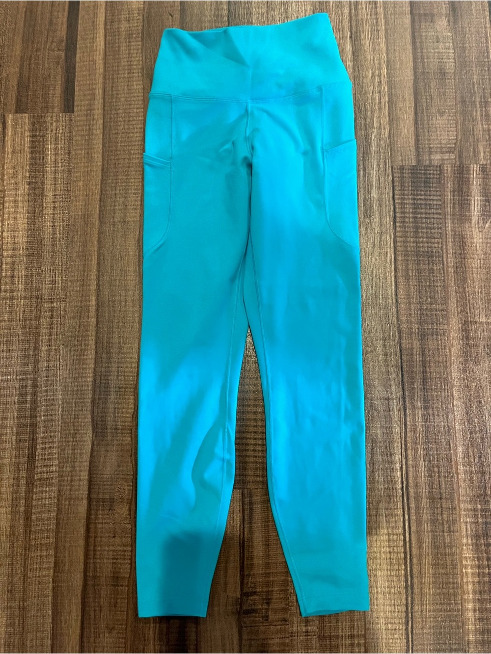 Nike Kids Turquoise High-Waist Leggings